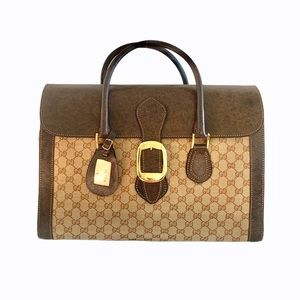 Gucci Vintage GG Monogram Doctor Bag